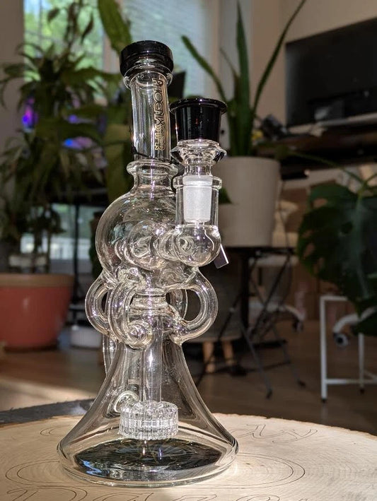 9.5" Stereo Matrix Recycler Bubbler
